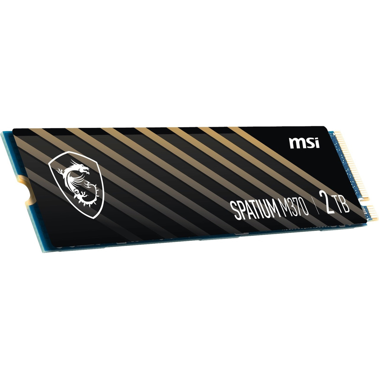 MSI Spatium M370 2 Tb Solid State Drive - M.2 2280 Internal - Pci Express Nvme (Pci Express Nvme 3.0 X4) - Desktop Pc, Notebook Device Supported - 1600 Tb Tbw - 2400 Mb/S Maximum Read Transfer Rate - Sm370N2Tb