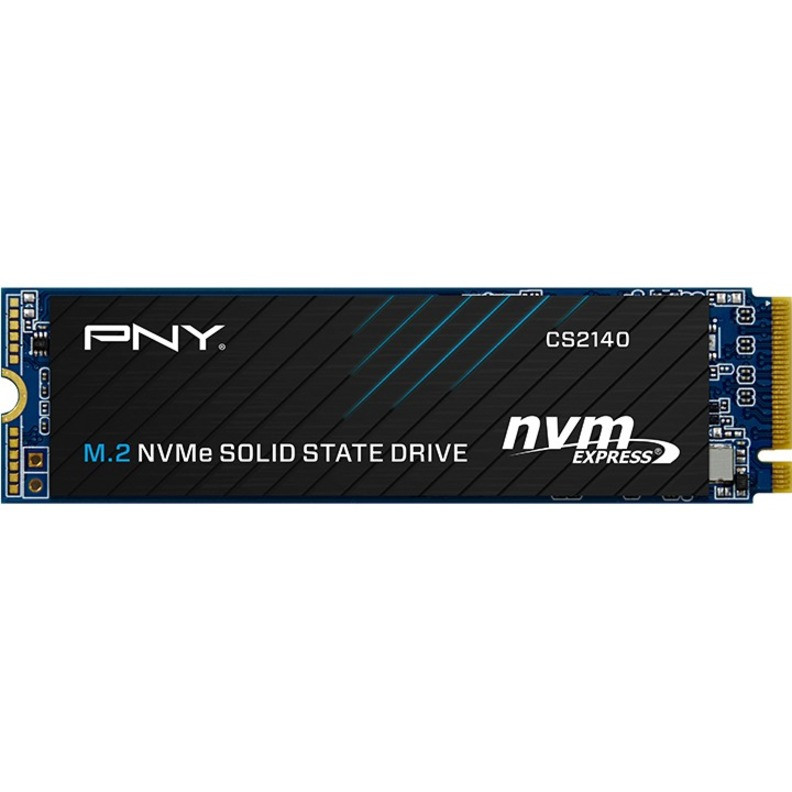 PNY CS2140 500 GB Solid State Drive - M.2 2280 Internal - PCI Express NVMe (PCI Express NVMe 4.0 x4) - Desktop PC, Notebook Device Supported - 3600 MB/s Maximum Read Transfer Rate - 256-bit Encryption Standard - 5 Year Warranty - M280CS2140-500-RB