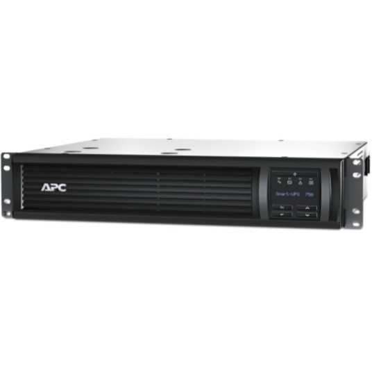 APC Smart-Ups 750Va Lcd Rm 120V With Network Card- Not Sold In Co, Vt And Wa - 2U Rack-Mountable - 3 Hour Recharge - 5 Minute Stand-By - 120 V Ac Input - 120 V Ac Output - 6 X Nema 5-15R - SMT750RM2UNC