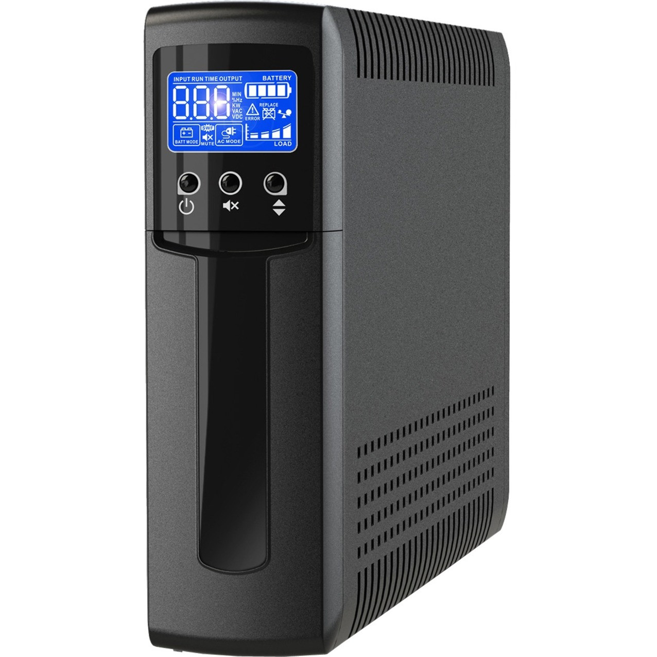 V7 UPS 1500VA Tower - Tower - 8 Hour Recharge - 3 Minute Stand-by - 120 V AC Input - 10 - UPS1TW1500-1N