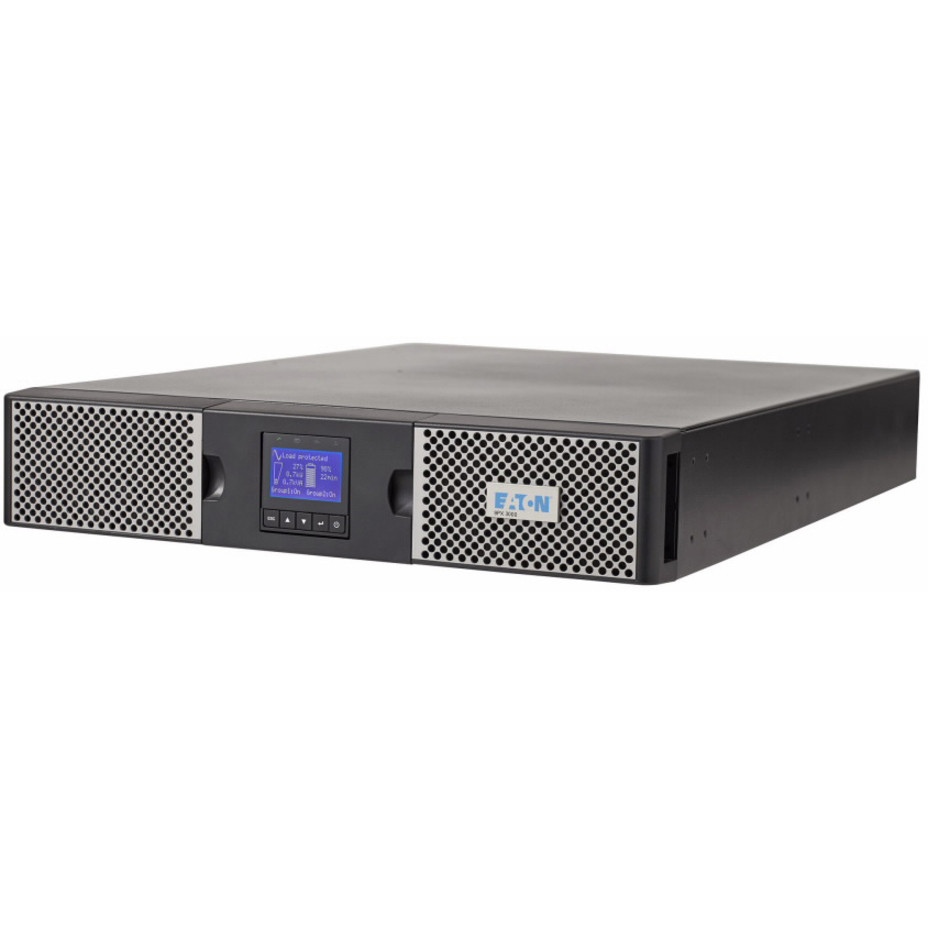 Eaton 9PX UPS, 2U, 1500 VA, 1350 W, 5-15P input, Outputs: (8) 5-15R, 120V, Network card - 2U Rack/Tower - 120 V AC Input - 120 V AC Output - 8 x NEMA 5-15R - 9PX1500RTN