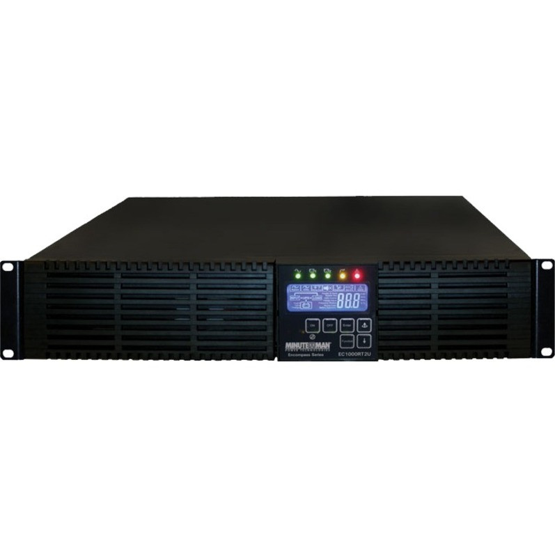 Minuteman Ecompass Ec1000Rt2Unc 1000Va Tower/Rack Mountable UPS - Ec1000Rt2Unc
