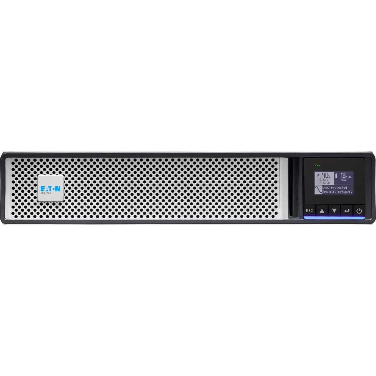 Eaton 5PX G2 UPS 1500VA 1500W 208V Network Card Optional 2U Rack/Tower UPS - 2U Rack-mountable - 6 Minute Stand-by - 120 V AC Input - 8 x IEC 60320 C13 NETWORK CARD OPTION 2U RACK/TOWER - 5PX1500HRTG2