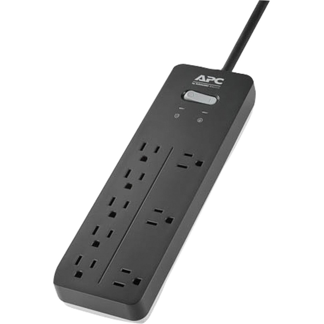 APC SurgeArrest Home/Office 8-Outlet Surge Suppressor/Protector - 8 x NEMA 5-15R - 2160 J - 120 V AC Input - 120 V AC Output- PH8