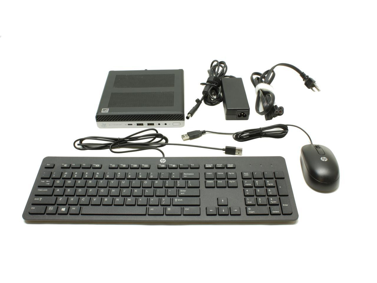 HP Refurbished EliteDesk 705 G4 Mini PC AMD Ryzen 5 Pro 2400G M.2. 256Gb RAM 8Gb - 6DX40US#ABA