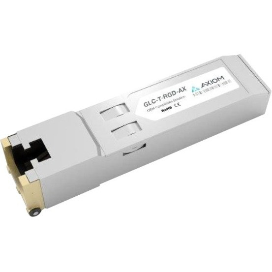 Axiom 1000BASE-T SFP Transceiver for Cisco - GLC-T-RGD - 100% Cisco Compatible 1000BASE-T SFP - GLC-T-RGD-AX