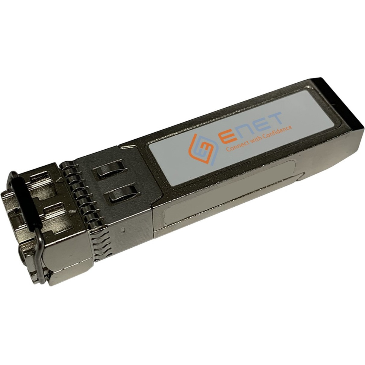 Enet Juniper Compatible JNP-SFP-25G-SR TAA Compliant Functionally Identical 25GBASE-SR SFP28 850nm 100m w/DOM Multi Mode Duplex LC - Programmed, Tested, and Supported in the USA, Lifetime Warranty - JNP-SFP-25G-SR-ENC