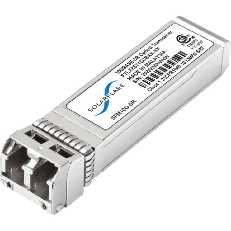Netpatibles SFM10G-SR SFP+ Module - For Data Networking, Optical Network - 1 x LC Duplex 10GBase-SR Network - Optical Fiber - Multi-mode - 10 Gigabit Ethernet - 10GBase-SR - 10 - Hot-pluggable - SFM10G-SR-NP