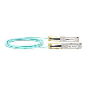 Netpatibles QSFP+ Module - For Data Networking, Optical Network - 1 x 40GBase-X Network - Optical Fiber40 Gigabit Ethernet - 40GBase-X - PAN-QSFP-AOC-10M-NP