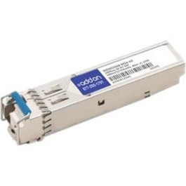 AddOn Alcatel-Lucent Nokia 3HE04324AB-BX54 Compatible TAA Compliant 1000Base-BX SFP Transceiver (SMF, 1490nmTx/1310nmRx, 40km, LC, DOM) - 100% compatible and guaranteed to work - 3HE04324AB-BX54-AO