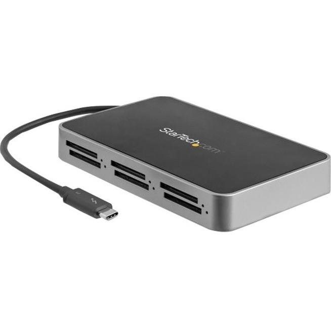 Startech 6-Slot Thunderbolt 3 SD Card Reader - Portable - SD / SDHC / SDXC - SD 4.0 UHS-II - TAA Compliant - Multi-Card Reader (6SD4FCRTB3C) - 6SD4FCRTB3C
