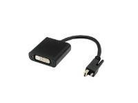 DT RESEARCH Mini DP-Male to DVI-Female Active Adapter with Screws (Length: 0.2M / 7.9 inch)
