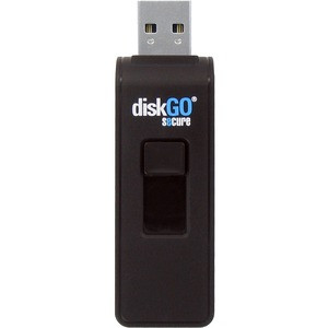 Edge 8GB DiskGo Secure Pro USB 3.0 Flash Drive - 8 GB - USB 3.0 - 256-bit AES - Lifetime Warranty - PE242947