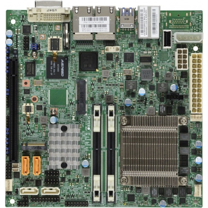 Supermicro X11SSV-M4F Server Motherboard - Intel C236 Chipset - Socket BGA-1440 - Mini ITX - MBD-X11SSV-M4F-B
