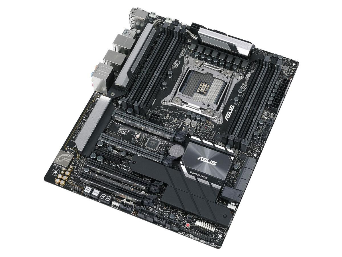 Asus  LGA2066 ECC DDR4 M.2 U.2 C422 ATX Motherboard for Intel Xeon W-Series processor - WS C422 SAGE/10G