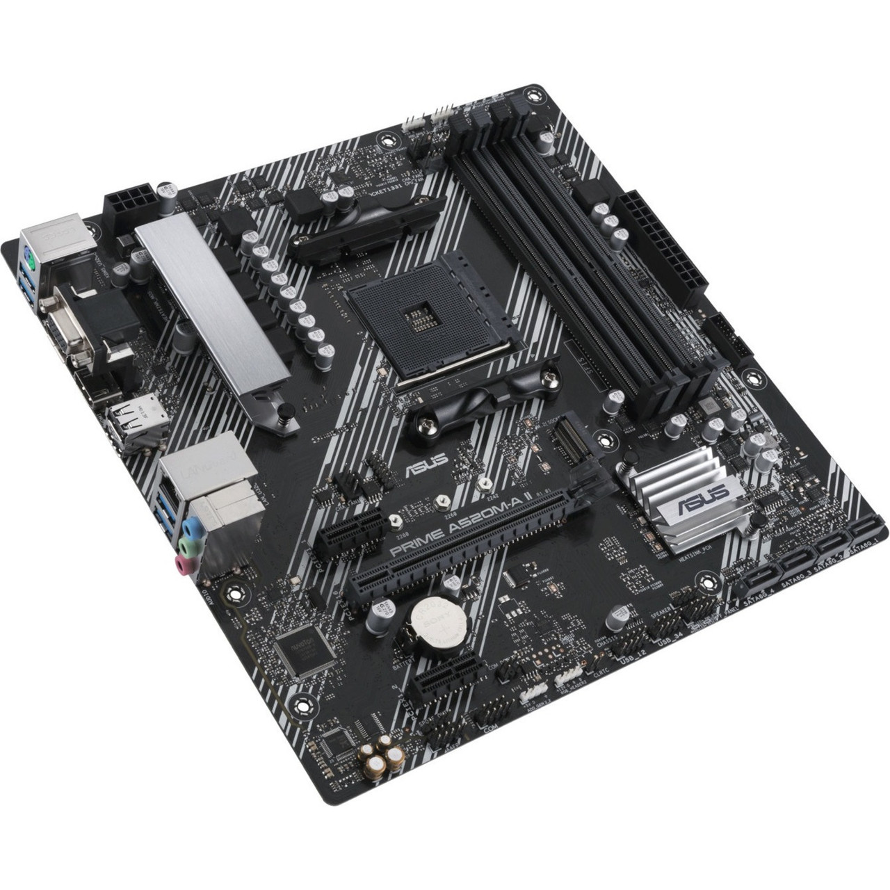 Asus Prime A520M-A II/CSM Desktop Motherboard - AMD A520 Chipset - Socket AM4 - Micro ATX - PRIME A520M-A II/CSM