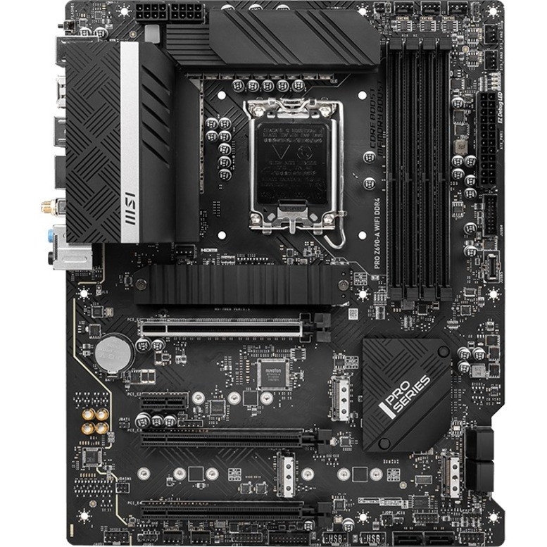 MSI Z690-A Wifi Ddr4 Desktop Motherboard - Intel Z690 Chipset - Socket Lga-1700 - Intel Optane Memory Ready - Atx - Pentium Gold, Celeron, Core I5, Core I7, Core I9 Processor Supported - 128 Gb Ddr4 Sdram Maximum Ram - Z690Awifddr4