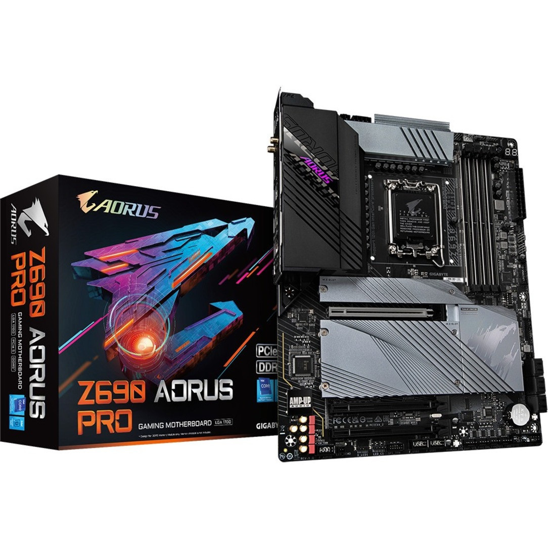 Aorus Z690 AORUS PRO Gaming Desktop Motherboard - Intel Z690 Chipset - Socket LGA-1700 - Intel Optane Memory Ready - ATX - Z690 AORUS PRO