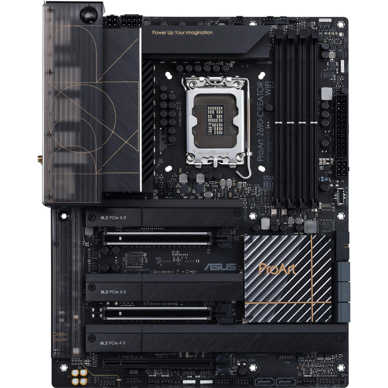 Asus ProArt Z690-CREATOR WIFI Desktop Motherboard - Intel Chipset - Socket LGA-1700 - Intel Optane Memory Ready - ATX - PROARTZ690-CREATORWIFI