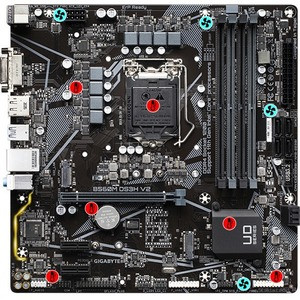 Gigabyte Ultra Durable B560M DS3H V2 (rev. 1.0) Desktop Motherboard - Intel B560 Chipset - Socket LGA-1200 - Intel Optane Memory Ready - Micro ATX - B560M DS3H V2