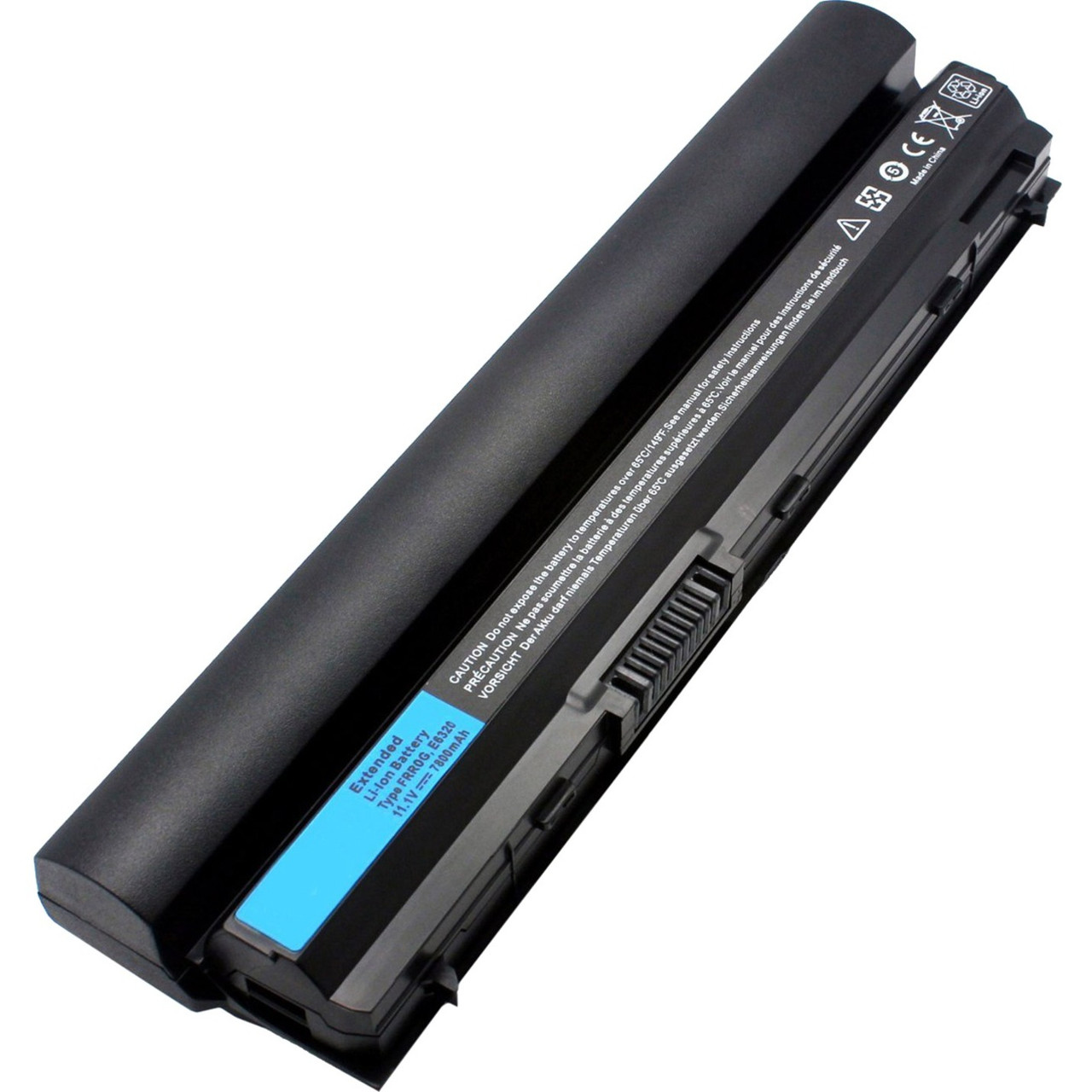V7 312-1446-EV7 Battery for select DELL LATITUDE laptops(5200mAh, 56WH, 6cell)09K6P, 11HYV - For Notebook - Battery Rechargeable - 5200 mAh - 56 Wh - 11.1 V DC