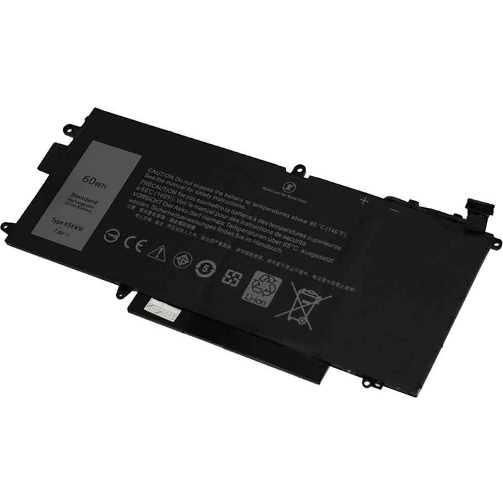 V7 Replacement Battery for Selected DELL Laptops - For Notebook - Battery Rechargeable - 7894 mAh - 7.6 V DC K5XWW N18GG BATTERY - K5XWW-V7