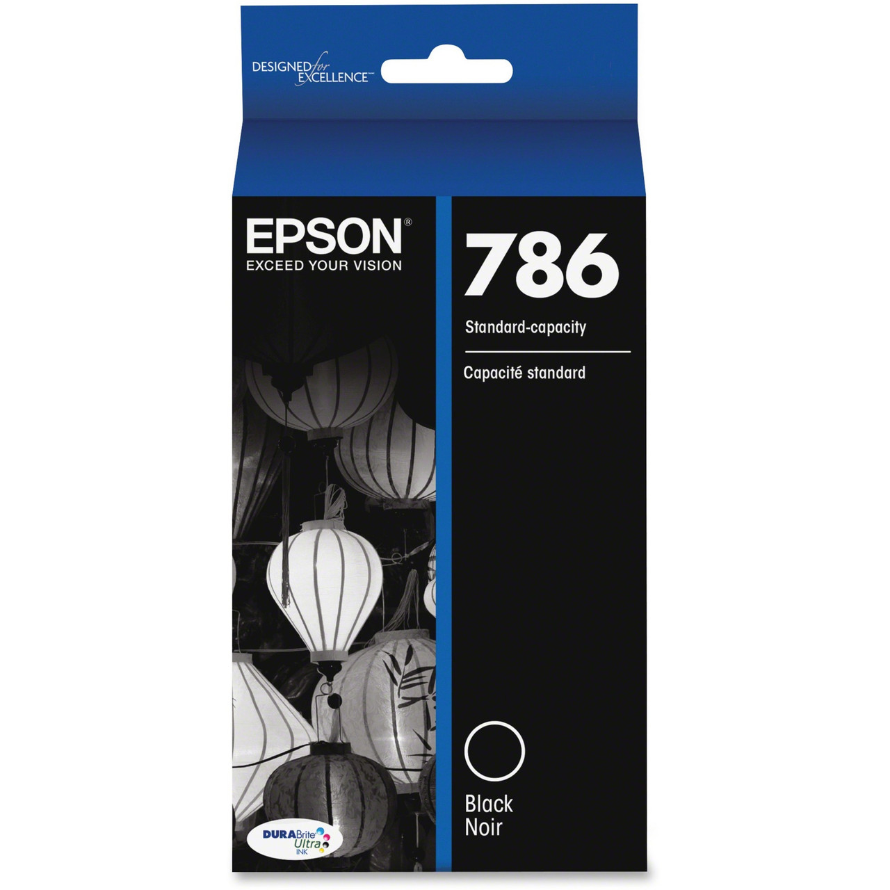 Epson DURABrite Ultra 786 Original Ink Cartridge - Black - T786120-S