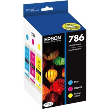 Epson Claria 786 Original Ink Cartridge - Cyan, Magenta, Yellow - T786520-S
