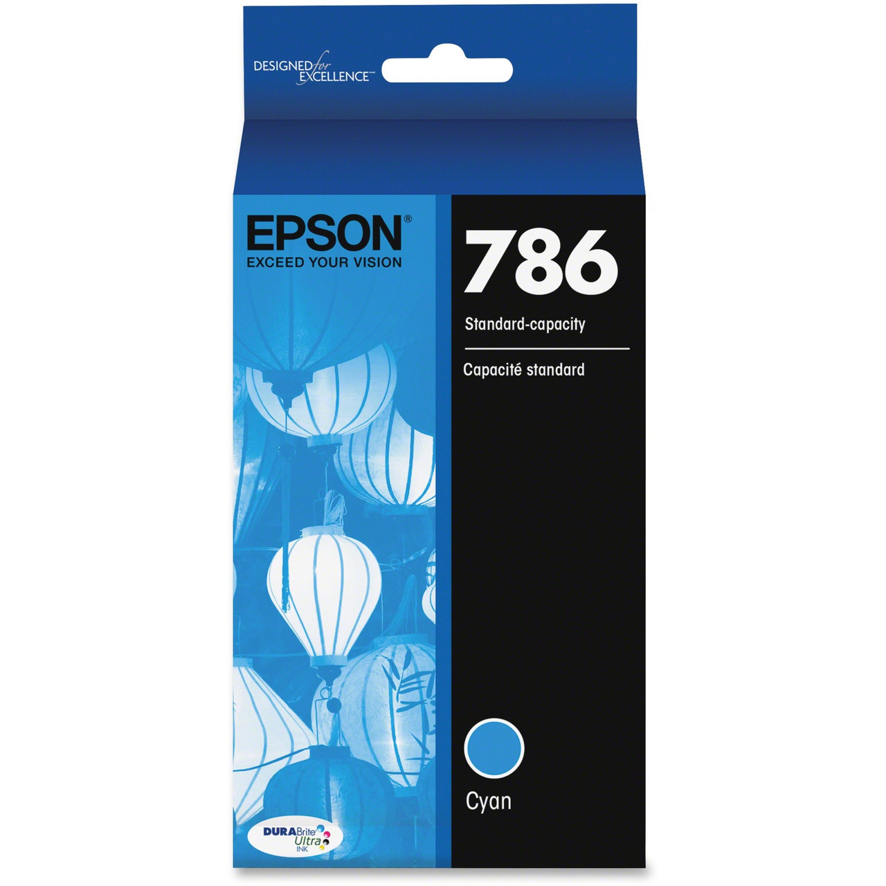 Epson DURABrite Ultra 786 Original Ink Cartridge - Cyan - T786220-S