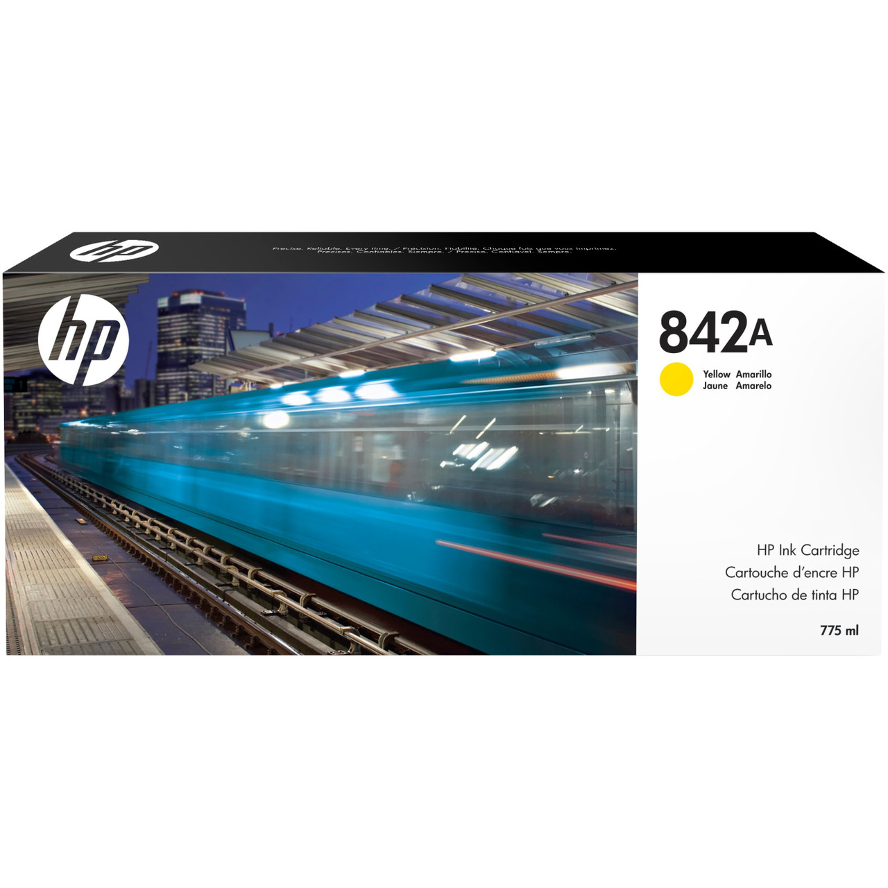 HP 842A Original Ink Cartridge - Yellow - Inkjet - C1Q48A