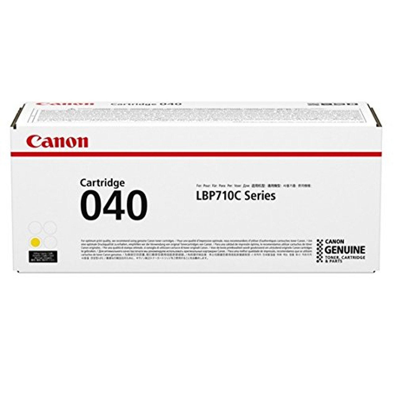 Canon CRG-040YEL Original Toner Cartridge - Yellow - Laser - 5400 Pages - 0454C001 Canon CRG-040YEL Original Toner Cartridge - Yellow - Laser - 5400 Pages - 0454C001