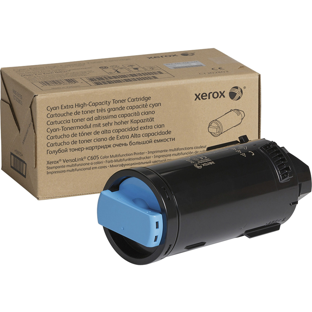 Xerox Original Extra High Yield Laser Toner Cartridge - Cyan - 1 Each - 16800 Pages - 106R03928