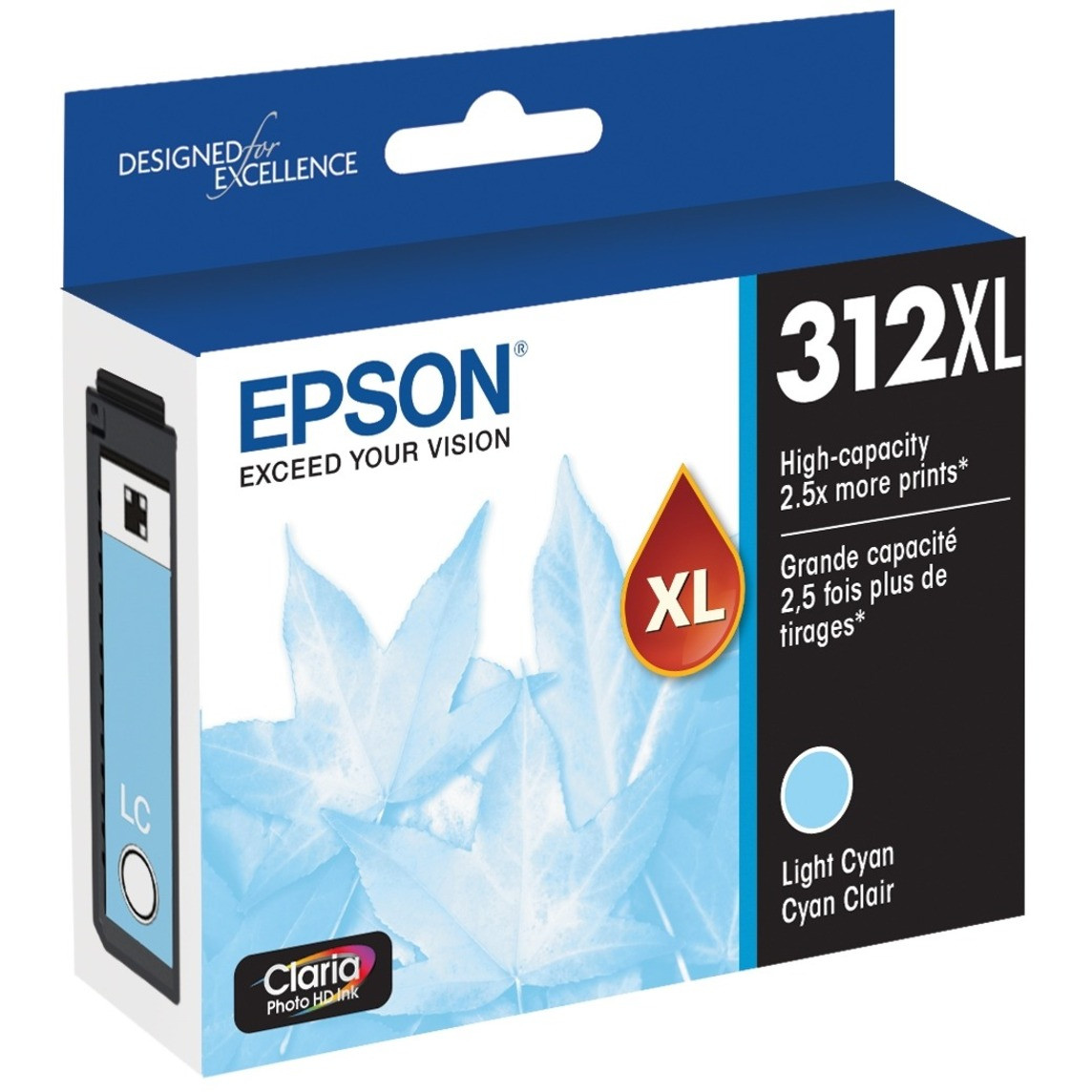 Epson Claria Photo HD T312XL Original Ink Cartridge - Light Cyan - T312XL520-S