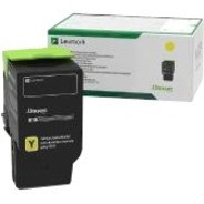 Lexmark Unison Original Standard Yield Laser Toner Cartridge - Yellow Pack - 1400 Pages - 78C00YG