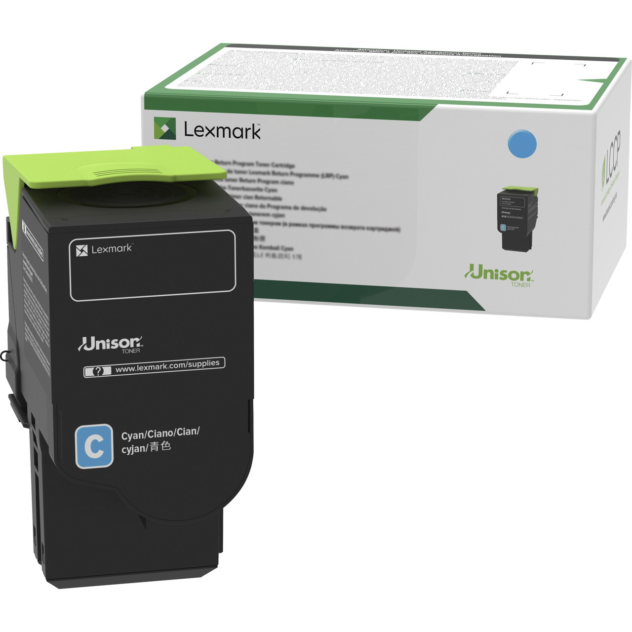 Lexmark Unison Original Ultra High Yield Laser Toner Cartridge - Cyan - 1 Each - 7000 Pages - 78C1UC0 Lexmark Unison Original Ultra High Yield Laser Toner Cartridge - Cyan - 1 Each - 7000 Pages - 78C1UC0