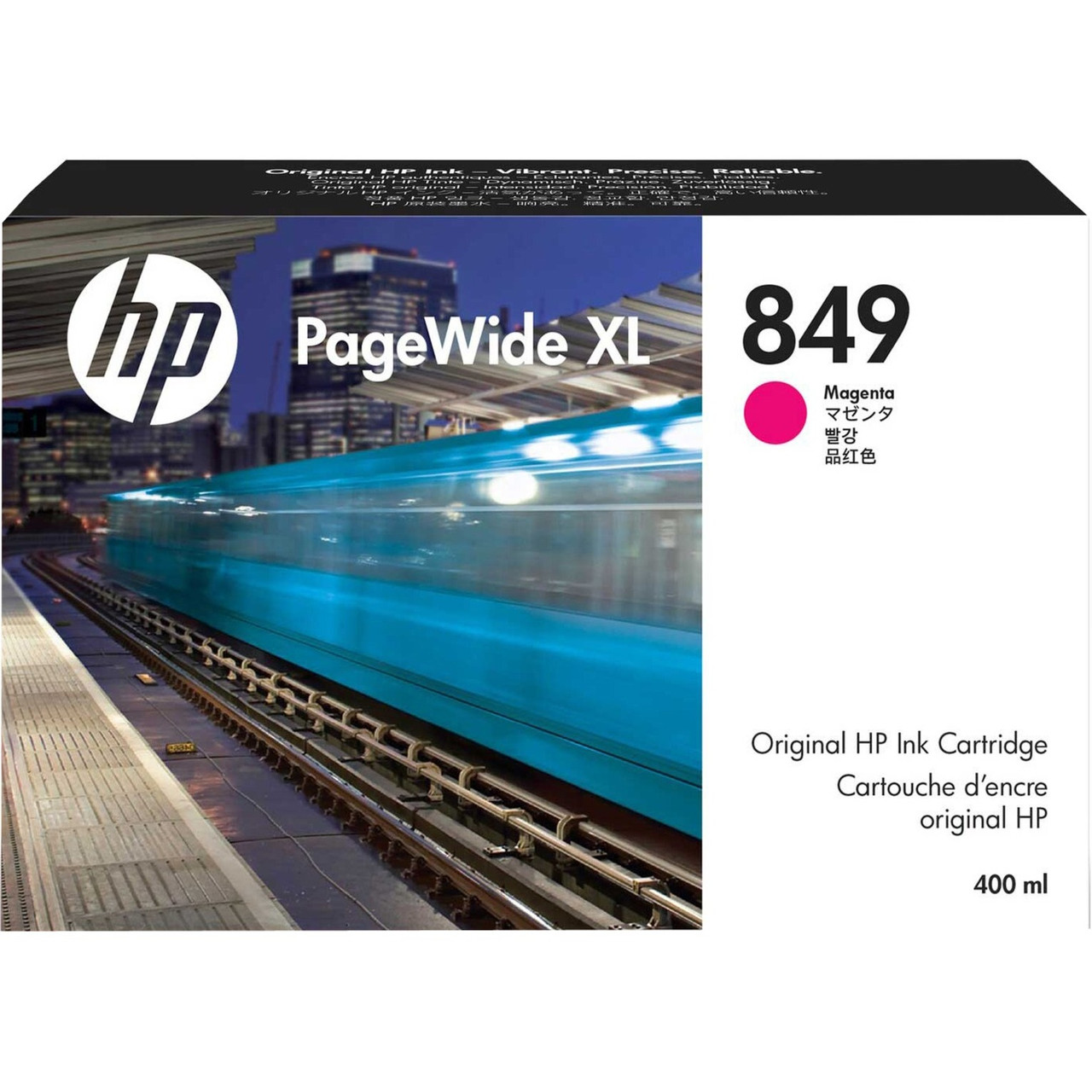 HP 849 Original Inkjet Ink Cartridge - Magenta - 1 Pack - Inkjet - 1 Pack - 1XB37A