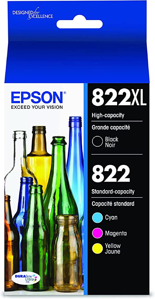 Epson T822 Original Ink Cartridge - Combo Pack - CMY - Inkjet - Standard Yield - T822520-S Epson T822 Original Ink Cartridge - Combo Pack - CMY - Inkjet - Standard Yield - T822520-S