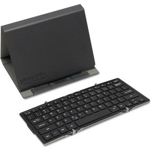 Plugable Foldable Bluetooth Keyboard Compatible with iPad, iPhones, Android, and Windows - BT-KEY3XL - BT-KEY3XL
