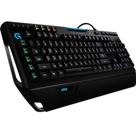 Logitech G910 Orion Spectrum RGB Mechanical Gaming Keyboard - Cable Connectivity - USB 2.0 Interface - 113 Key Play, Pause, Mute, Volume Control, Skip, G-Key, Macro Hot Key(s) - 920-008012