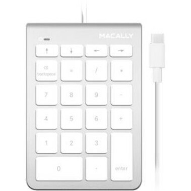 Macally UCNUMKEY22 USB-C Numeric Keypad For Mac/PC - UCNUMKEY22
