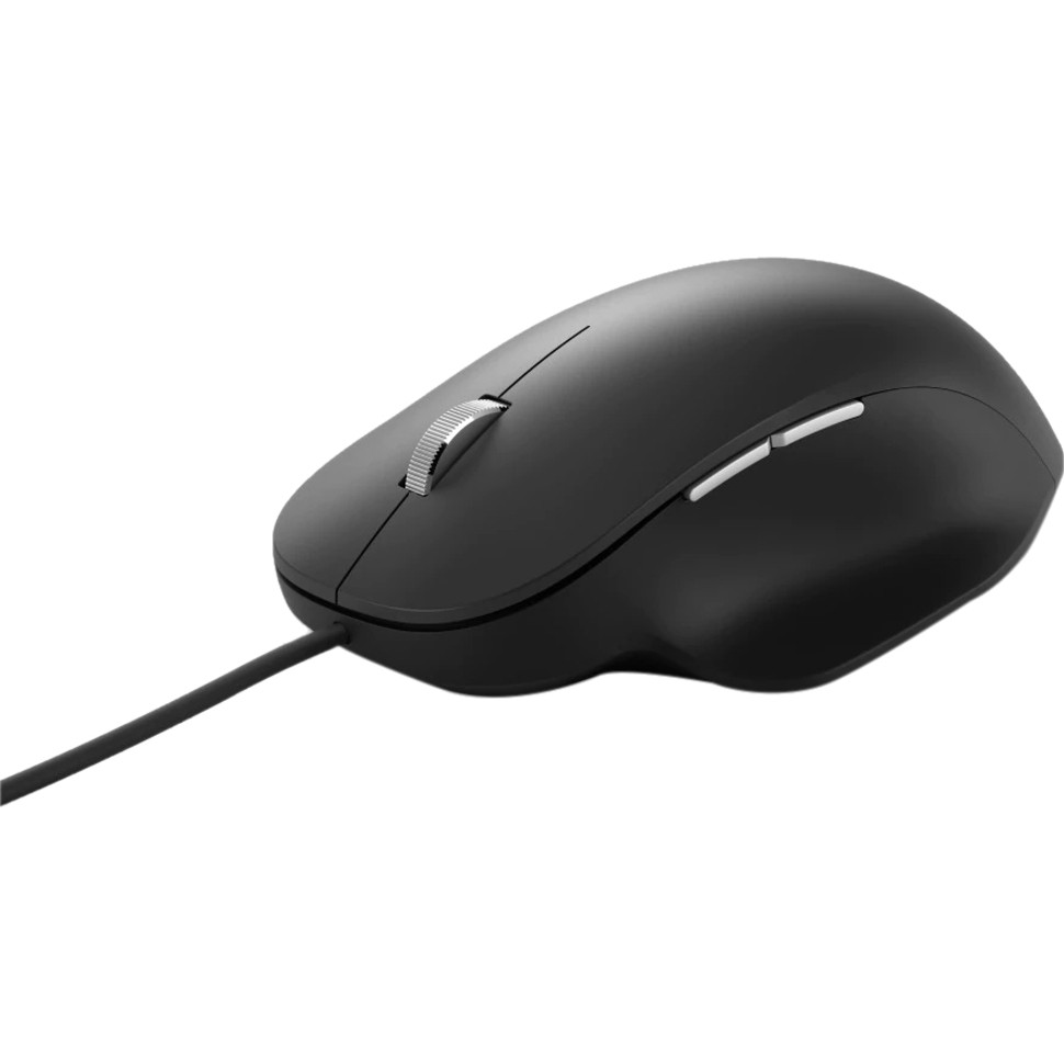 Microsoft Ergonomic Mouse - BlueTrack - Cable - Black - USB 2.0 Type A - 1000 dpi - Scroll Wheel - 5 Button(s) - RJG-00001