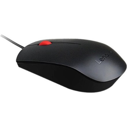 Lenovo Essential USB Mouse - Optical - Cable - Black - 1 Pack - USB - 1600 dpi - Scroll Wheel - 3 Button(s) - Symmetrical - 4Y50R20863 Lenovo Essential USB Mouse - Optical - Cable - Black - 1 Pack - USB - 1600 dpi - Scroll Wheel - 3 Button(s) - Symmetrical - 4Y50R20863