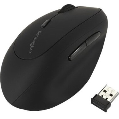 Kensington ProFit Left-Handed Ergo Wireless Mouse - Wireless - Black - USB - 1600 dpi - Scroll Wheel - 6 Button(s) - Left-handed Only - K79810WW