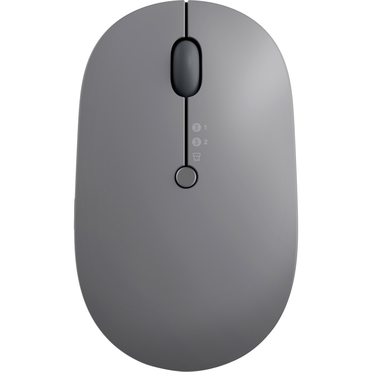 Lenovo Go Wireless Multi-Device Mouse - Blue Optical - Wireless - Bluetooth/Radio Frequency - 2.40 GHz - Rechargeable - Black - USB Type C - 2400 dpi - Scroll Wheel - 5 Button(s) - 6 Programmable Button(s) - 4Y51C21217