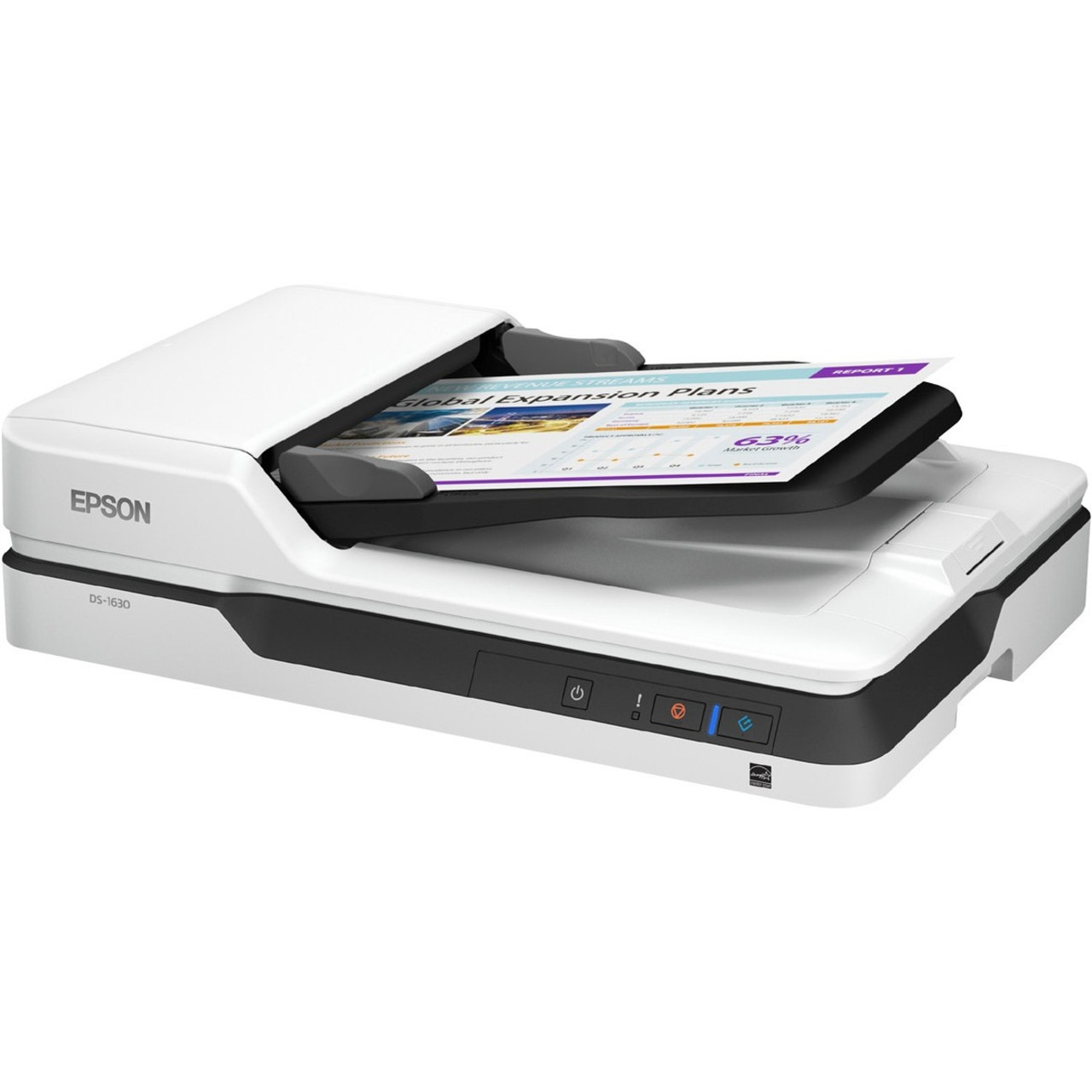 Epson WorkForce DS-1630 Flatbed Scanner - 1200 dpi Optical - B11B239201