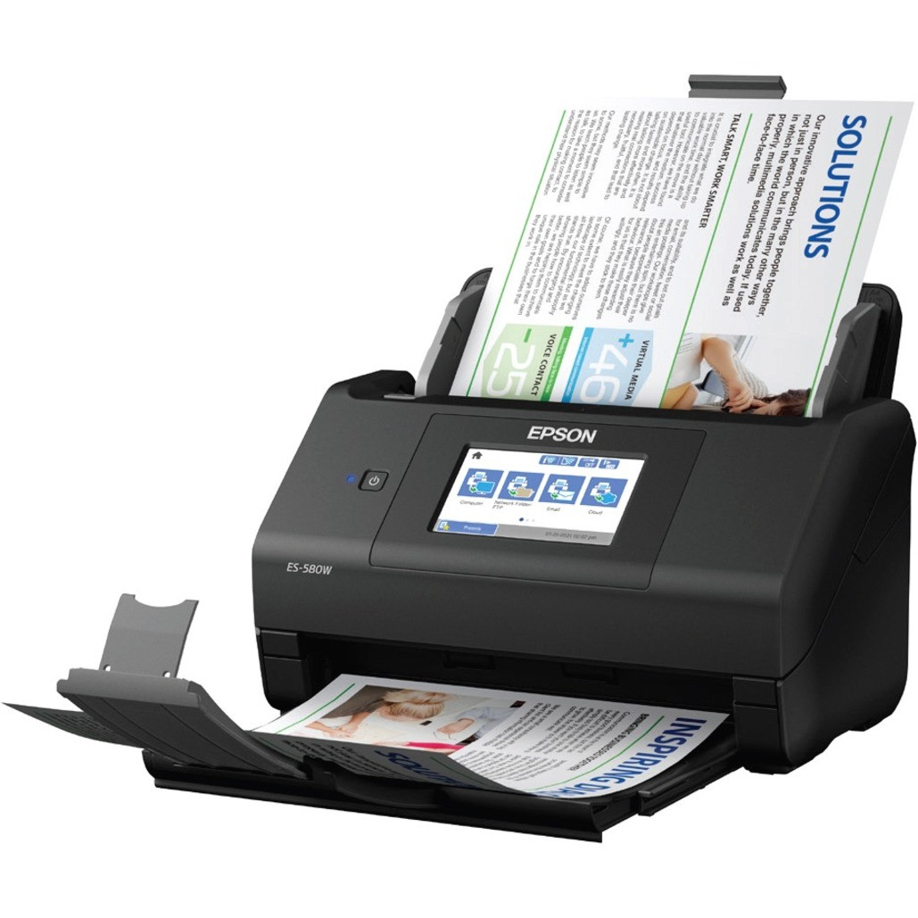 Epson WorkForce ES-580W Sheetfed Scanner - 1200 dpi Optical - Duplex Scanning - USB SCANNER-DELL ONLY - B11B258201