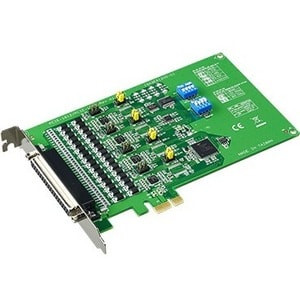 Advantech B+B SmartWorx 4-port RS-232/422/485 PCI Express Communication Card w/Surge - PCI Express 2.0 x1 - 4 x RS-232/422/485 - Serial - Plug-in Card - PCIE-1612B-AE