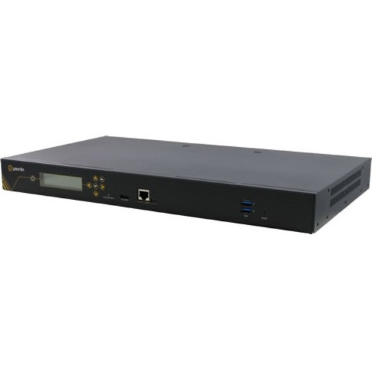 Perle IOLAN SCG34 U Console Server - 1000 MB - Twisted Pair, Optical Fiber - 2 Total Expansion Slot(s) - 2 x Network (RJ-45) - 35 x USB - 1 x Serial Port - 10/100/1000Base-T, 1000Base-X - Gigabit Ethernet - Management Port - 04033314
