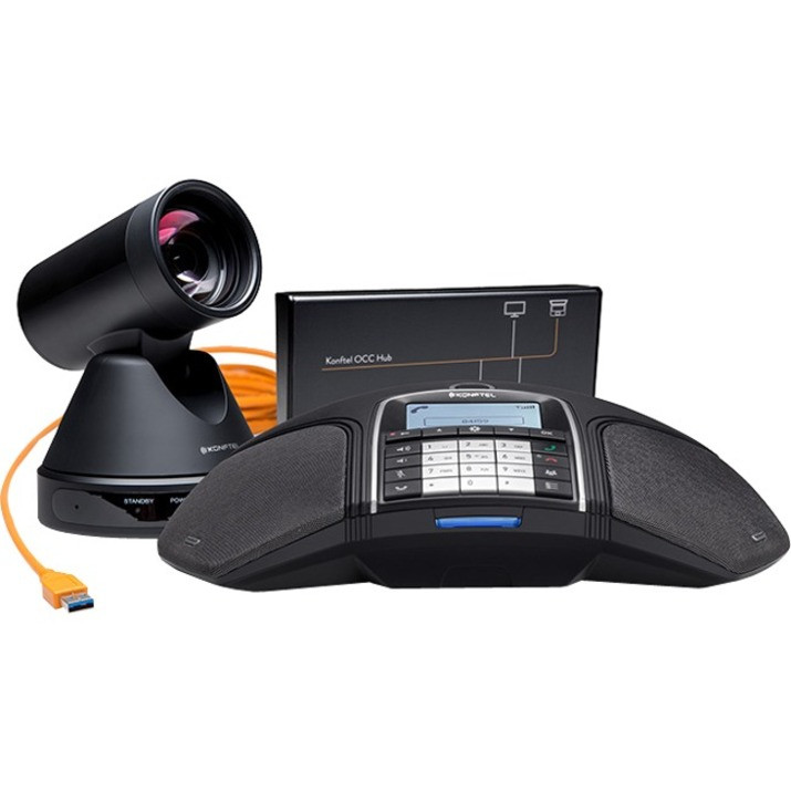 Konftel C50300Wx Hybrid (video kit US) - Room type: Small to Medium - Exceptional image quality - One Cable Connection Hub - Hybrid: combine meeting app and phone calls - USB - OmniSound with HD audio - OmniSound with HD audio - 854401078