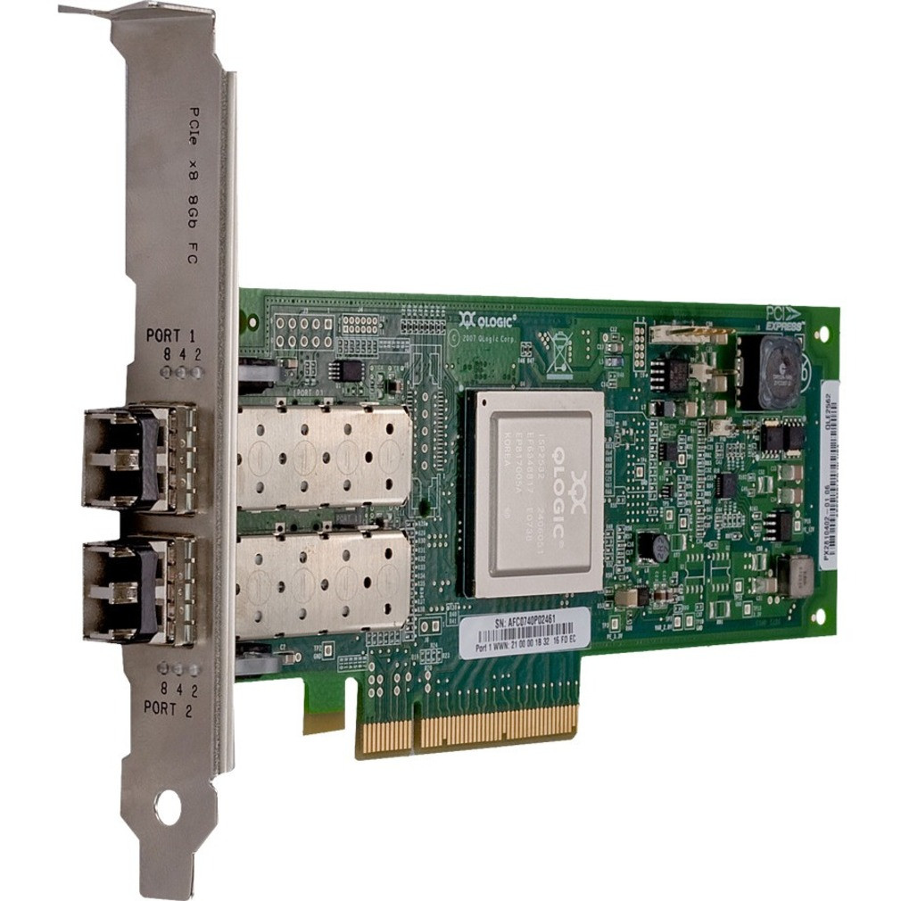 Qlogic Qle2564 Fibre Channel Host Bus Adapter - Pci Express 2.0 - 8 Gbit/S - 4 X Total Fibre Channel Port(S) - 4 X Lc Port(S) - 4 X Total Expansion Slot(S) - Sfp+ - Plug-In Card - QLE2564-CK-RF